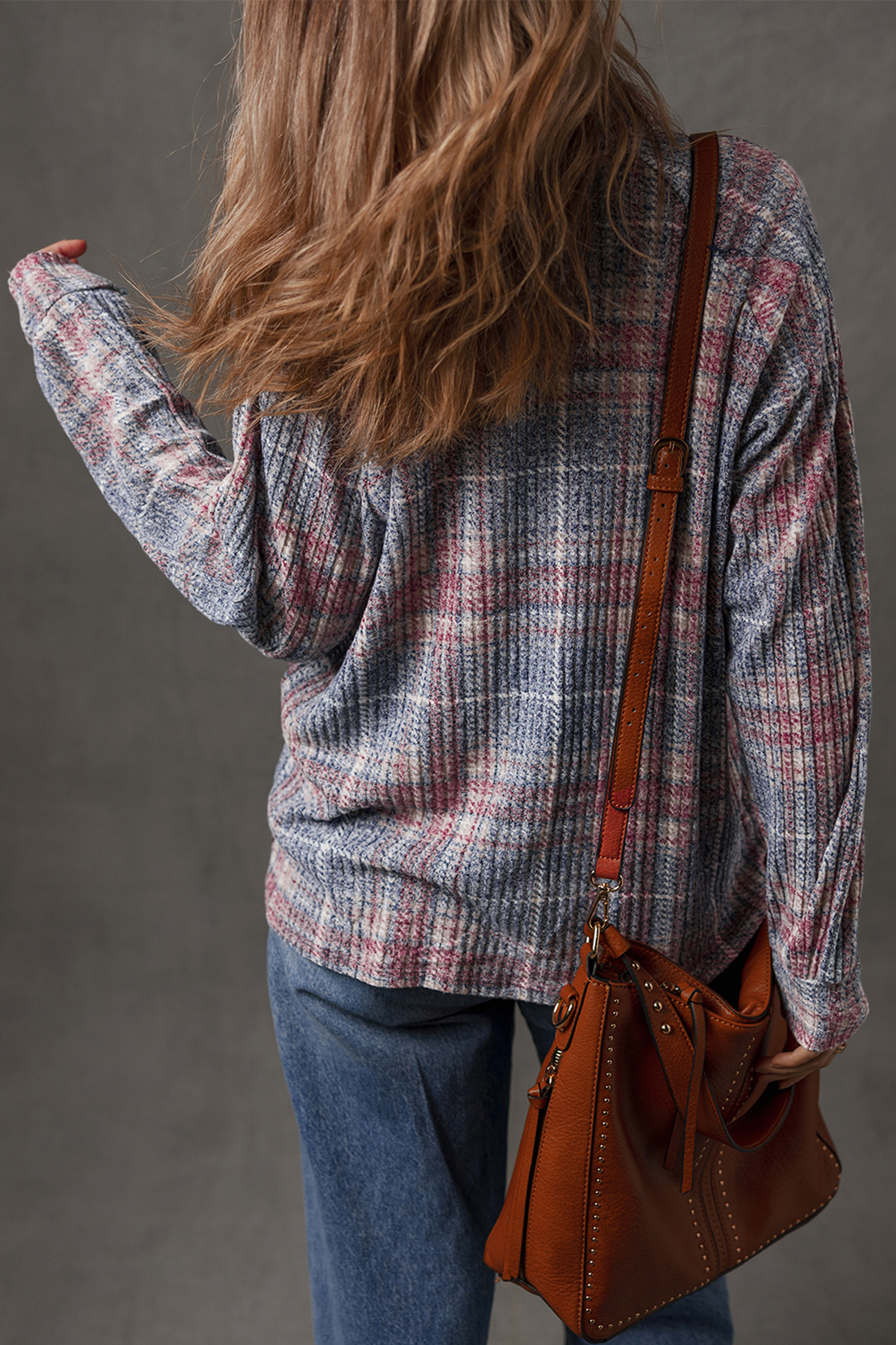 Multicolour Plaid Textured Chest Pocket Vintage Shirt