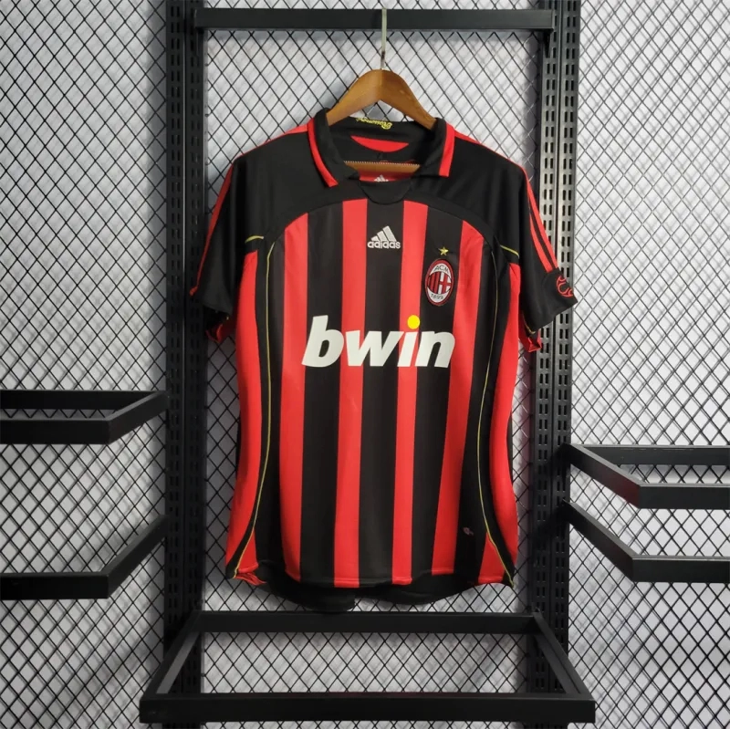 AC Milan Retro Soccer Jersey Home Custom Shirt 2006/07 - Jersey