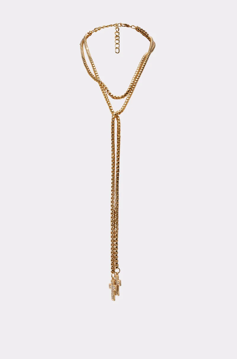 BLESSED GOLD NECKLACE - Akira Wear