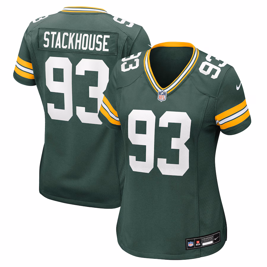 Women's Green Bay Packers Nazir Stackhouse Nike Green Team Game Jersey - Jersey