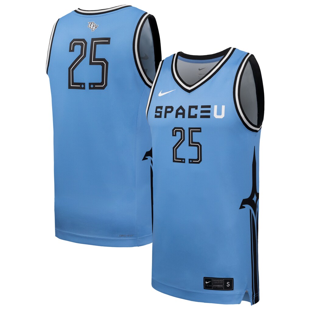 Men's Nike Light Blue UCF Knights Space Game Replica Basketball Jersey - Jersey