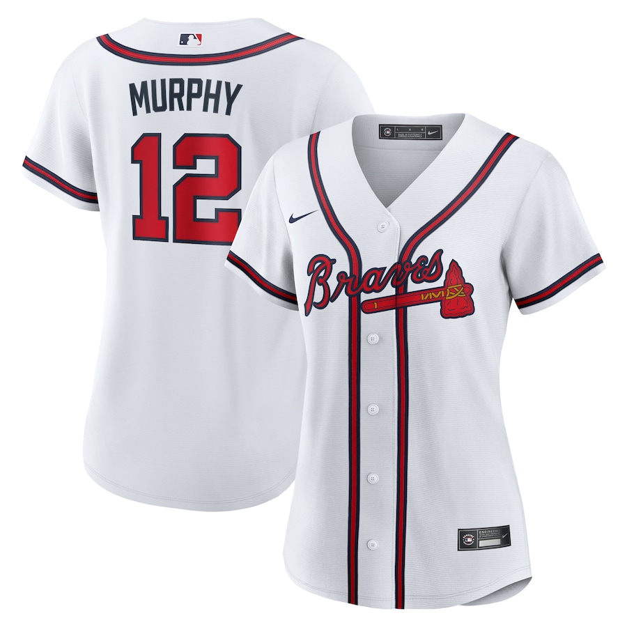 Women's Atlanta Braves Sean Murphy Nike White Home Replica Jersey - Jersey