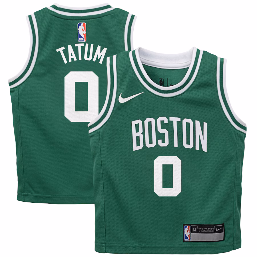 Preschool Boston Celtics Jayson Tatum Nike Green Swingman Player Jersey - Icon Edition - Jersey