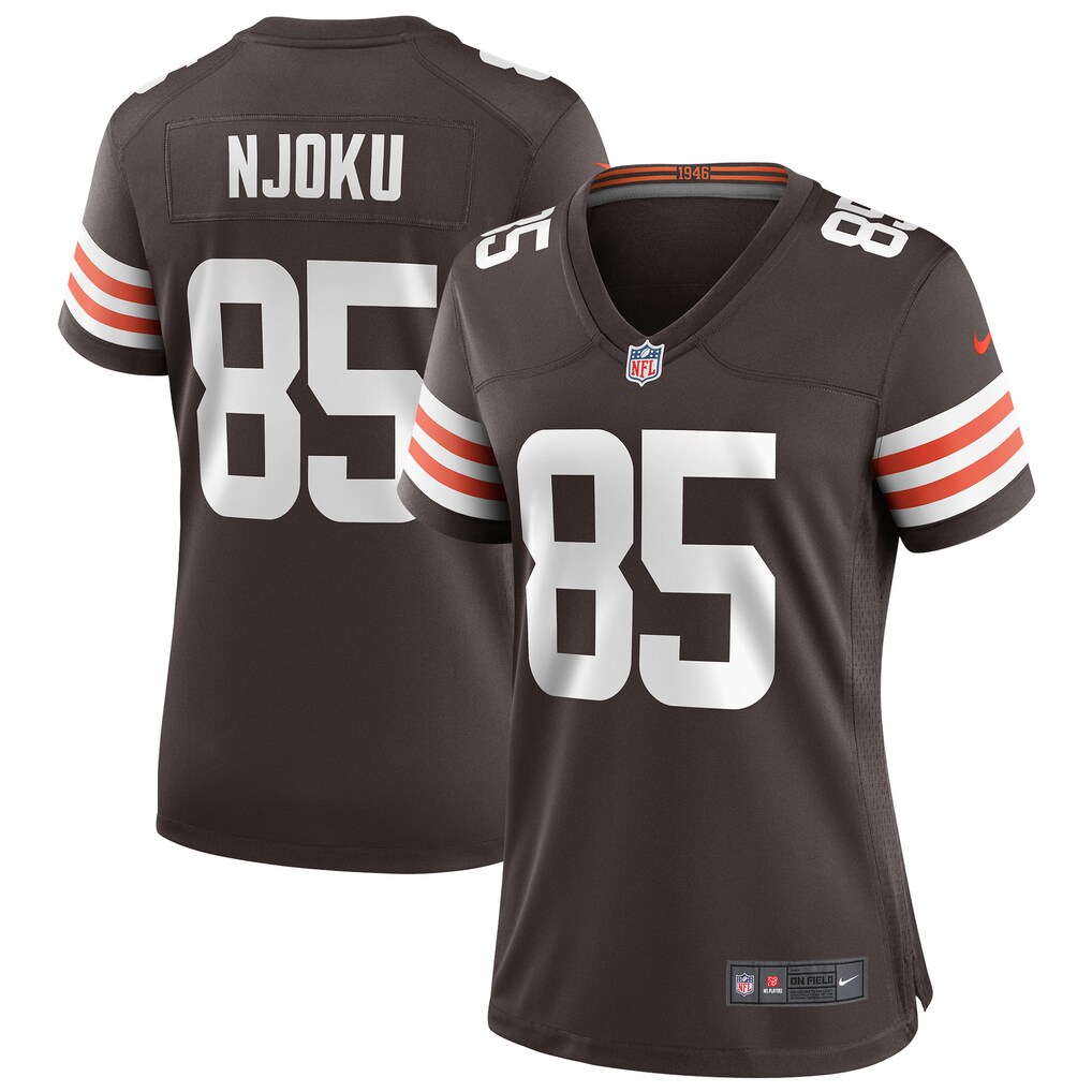 Women's Cleveland Browns David Njoku Nike Brown Player Game Jersey - Jersey