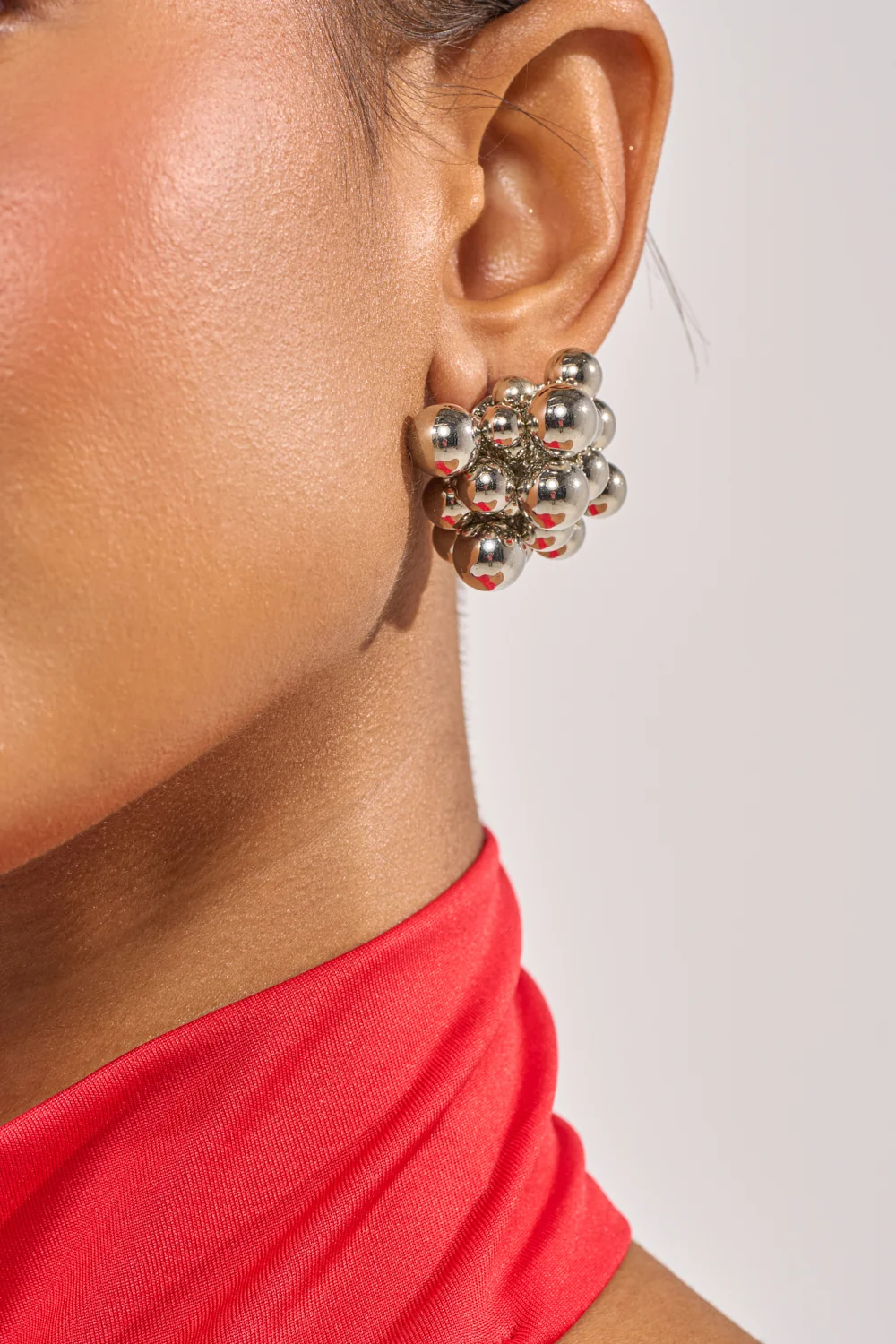 BUBBLES AND BRUNCH SILVER EARRING - Akira Wear