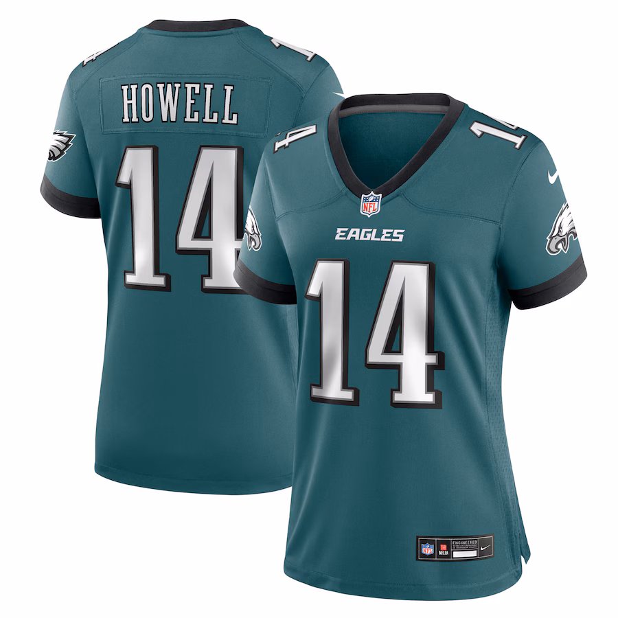 Women's Philadelphia Eagles Sam Howell Nike Midnight Green Team Game Jersey - Jersey