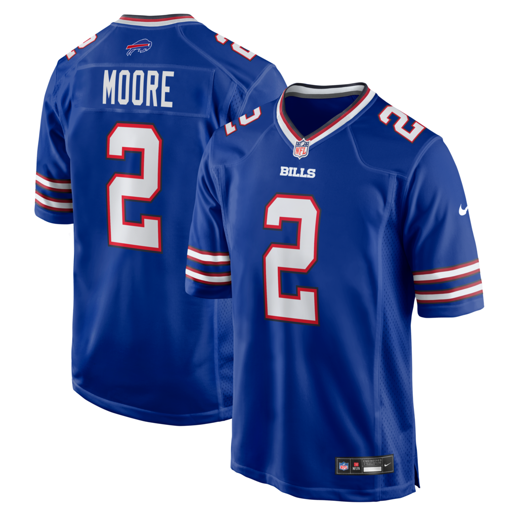 Men's Buffalo Bills D.J. Moore Nike Royal Game Jersey - Jersey