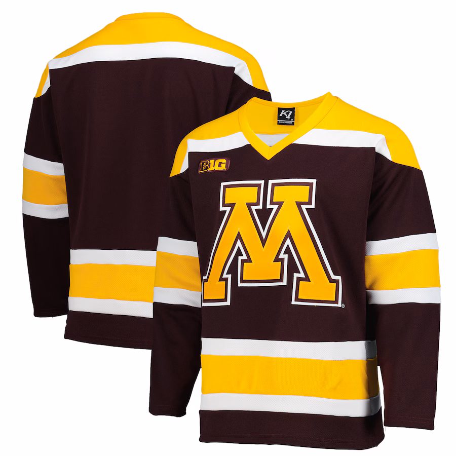 Men's  Maroon Minnesota Golden Gophers Replica Hockey Jersey - Jersey