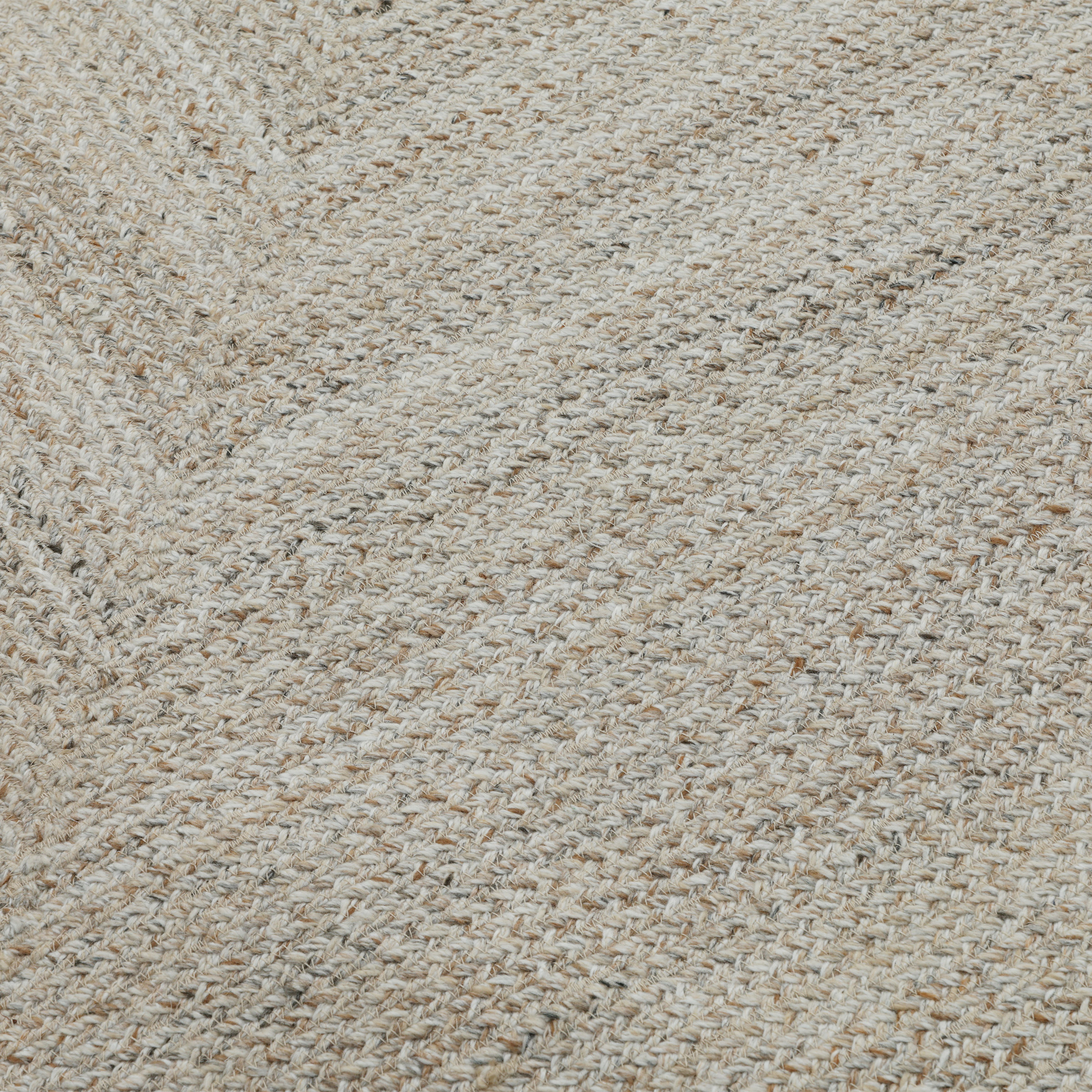 Obeetee Layla Braided Area Rug, Tan, 3' x 5'