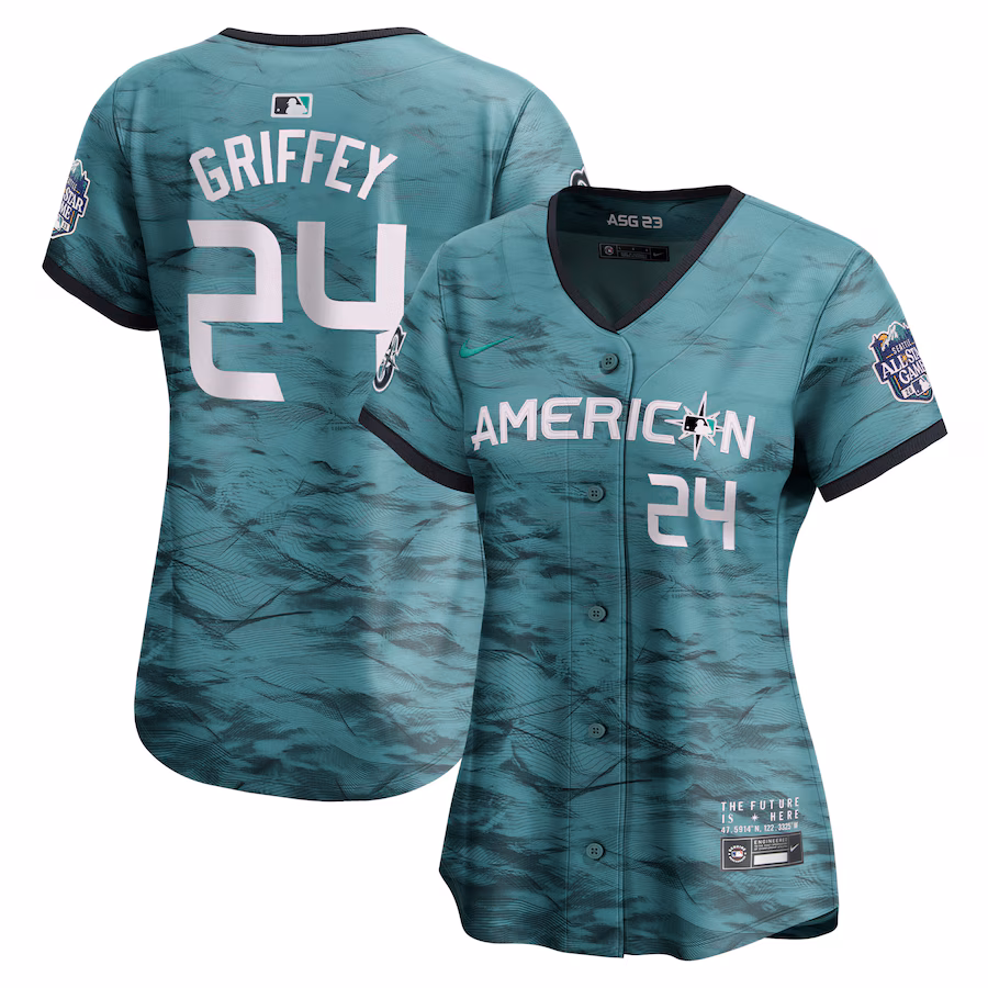 Women's American League Ken Griffey Jr. Nike Teal 2023 MLB All-Star Game Limited Player Jersey - Jersey
