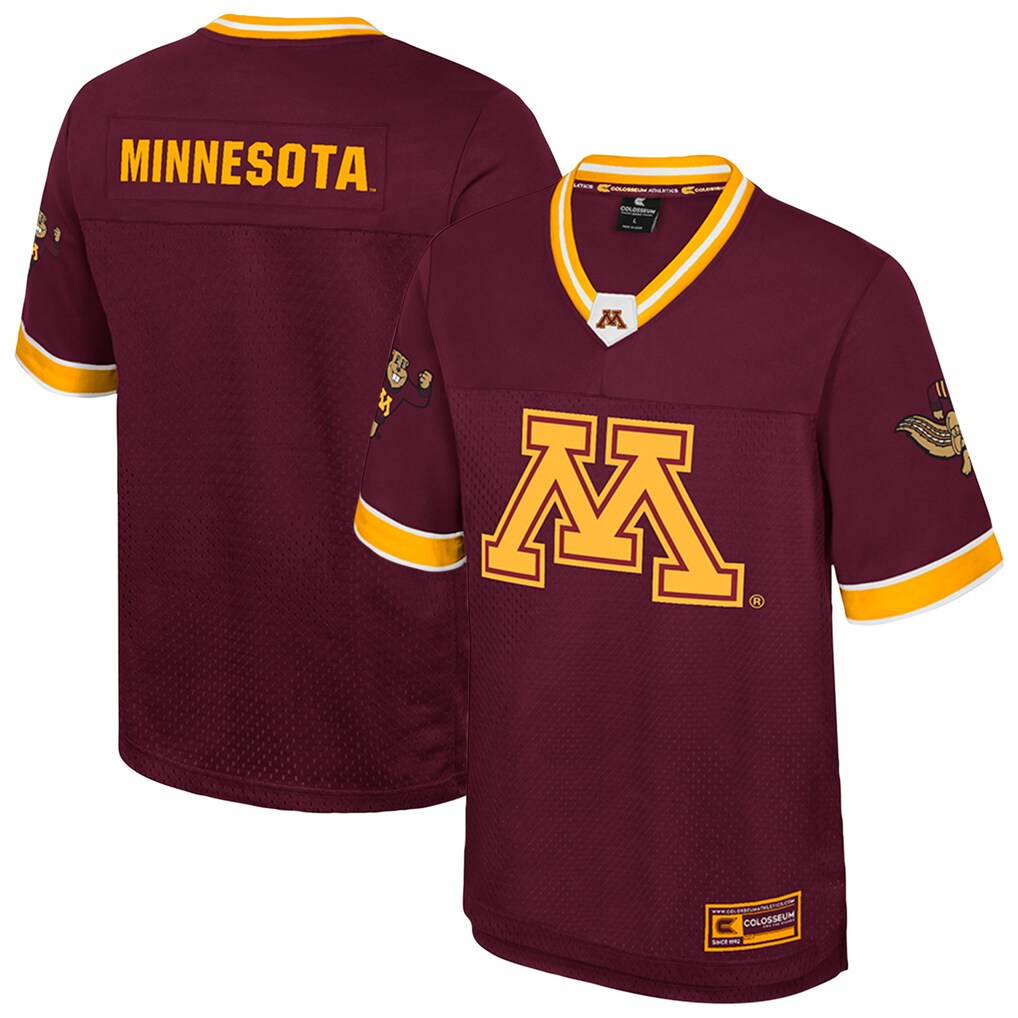 Men's Colosseum Maroon Minnesota Golden Gophers Nothing But The Hits Football Jersey - Jersey