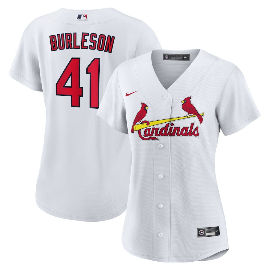 Women's St. Louis Cardinals Alec Burleson Nike White Home Replica Jersey - Jersey