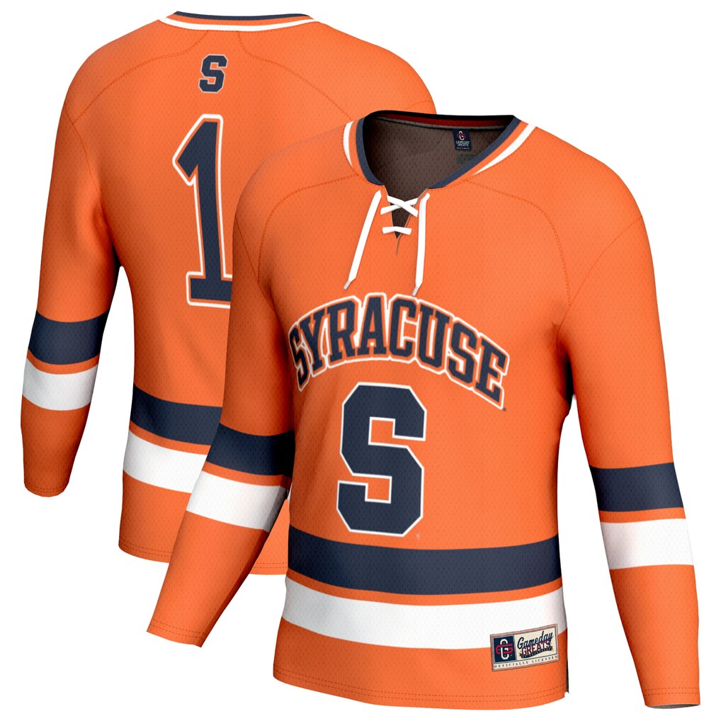 Unisex GameDay Greats Orange Syracuse Orange Lightweight Hockey Fashion Jersey - Jersey