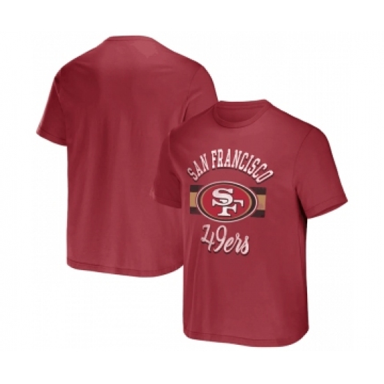 Men's San Francisco 49ers Scarlet x Darius Rucker Collection Stripe T-Shirt - Jersey