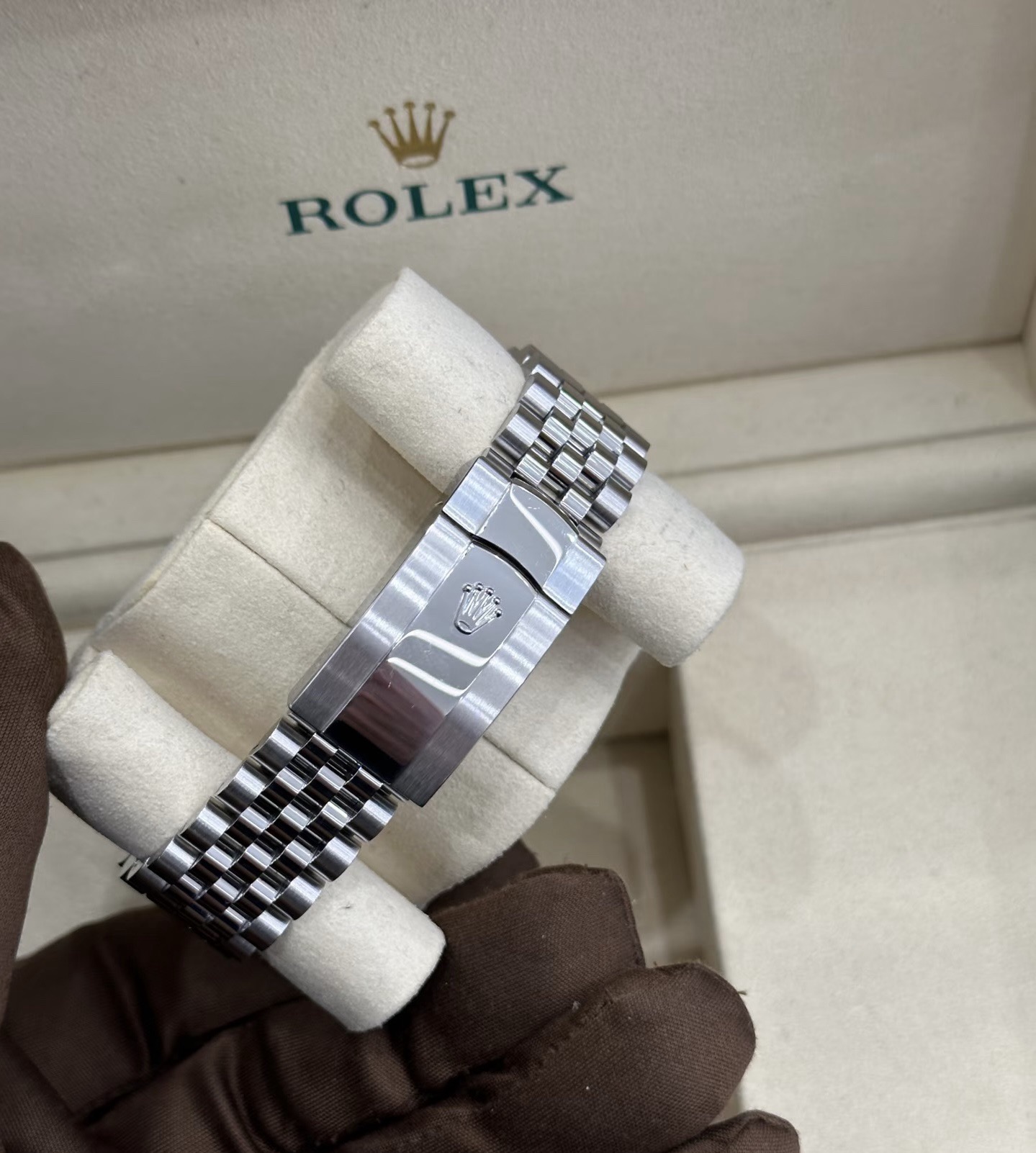Rolex Datejust Black Dial Jubilee Bracelet Automatic Watch