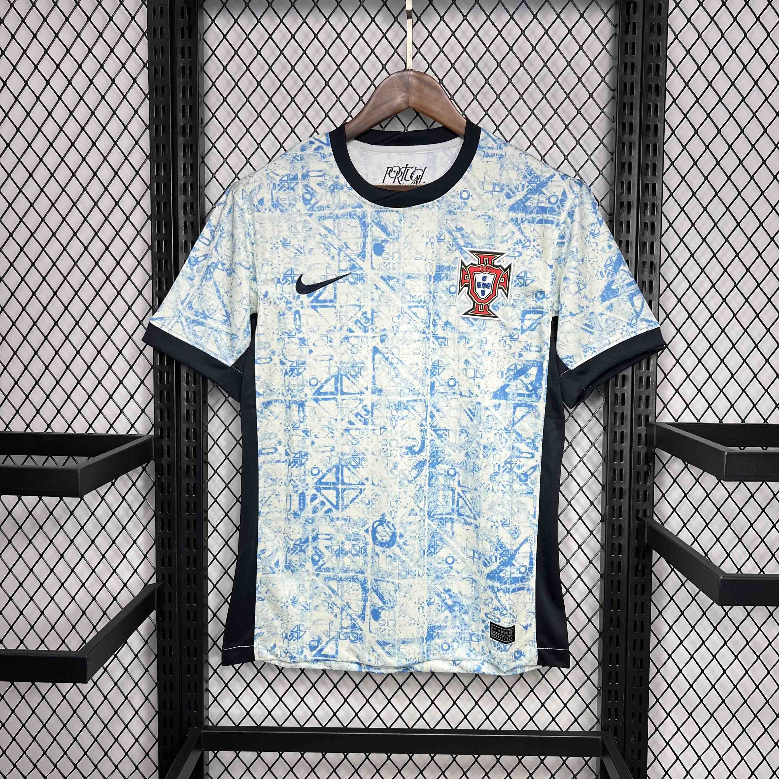 Portugal Soccer Jersey Away Custom Shirt EURO 2024 - Jersey