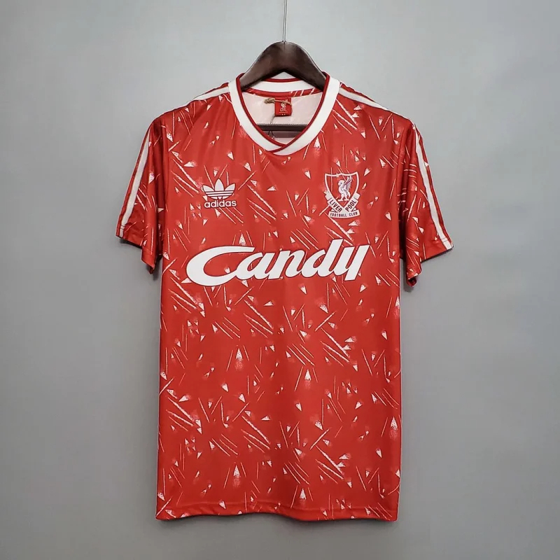 Liverpool Retro Football Jersey Home Custom Shirt 1989-91 - Jersey