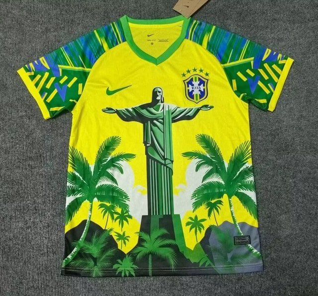 Brazil Soccer Jersey Jesus Special Edition Custom Shirt 2025 - Jersey