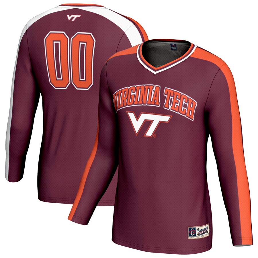 Youth GameDay Greats #00 Maroon Virginia Tech Hokies Lightweight Volleyball Fashion Jersey - Jersey