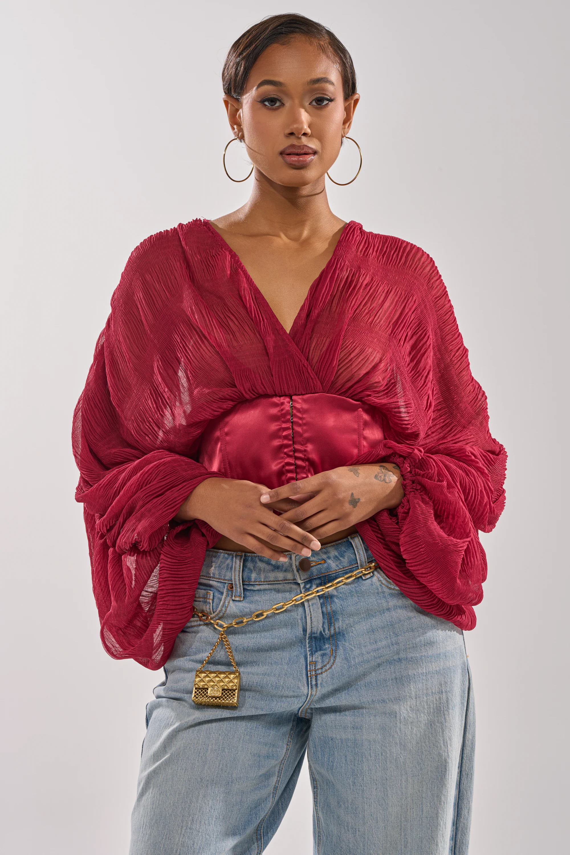 GIRLY PLZ BLOUSE - Akira Wear