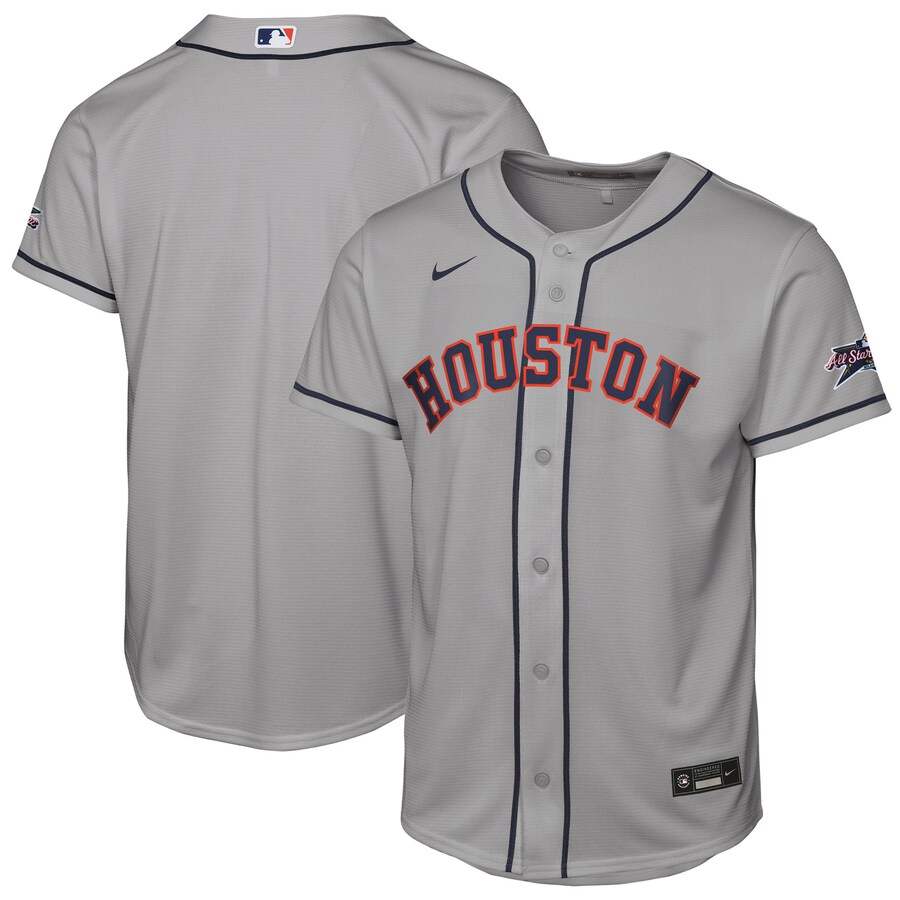 Youth Houston Astros Nike Gray 2025 MLB All-Star Game Road Replica Jersey - Jersey