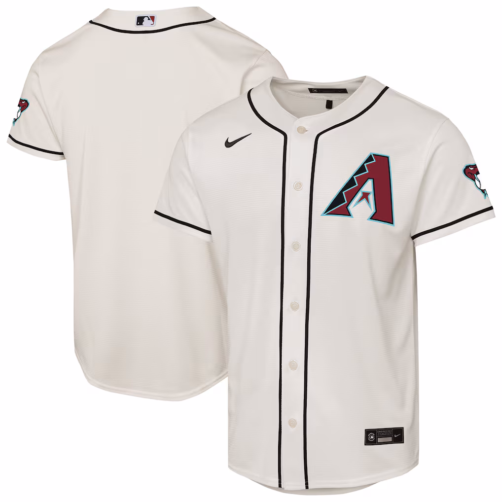 Youth Arizona Diamondbacks Nike Cream Home Stadium Jersey - Jersey