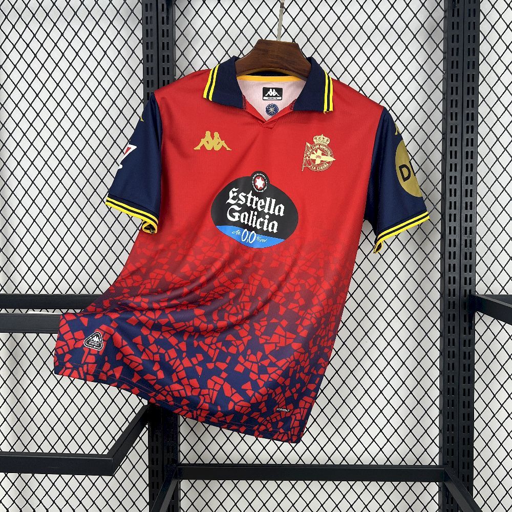 Deportivo La Coruña Soccer Jersey Away Custom Shirt 2025-26 - Jersey