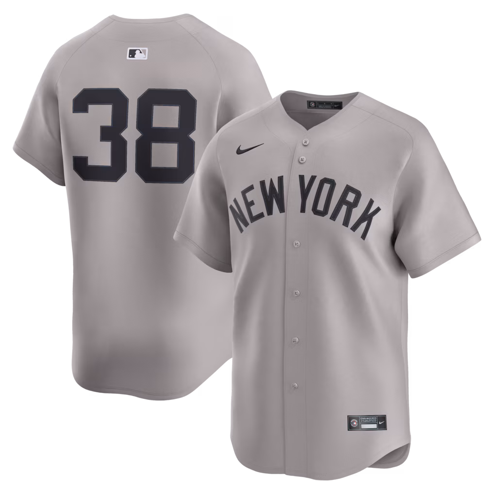 Men's New York Yankees Devin Williams Nike Gray Road Limited Player Jersey - Jersey