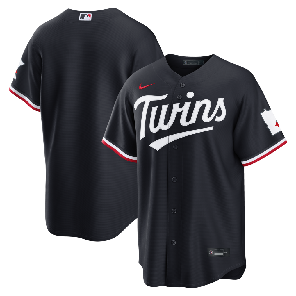 Men's Minnesota Twins  Nike Navy Alternate Stadium Jersey - Jersey