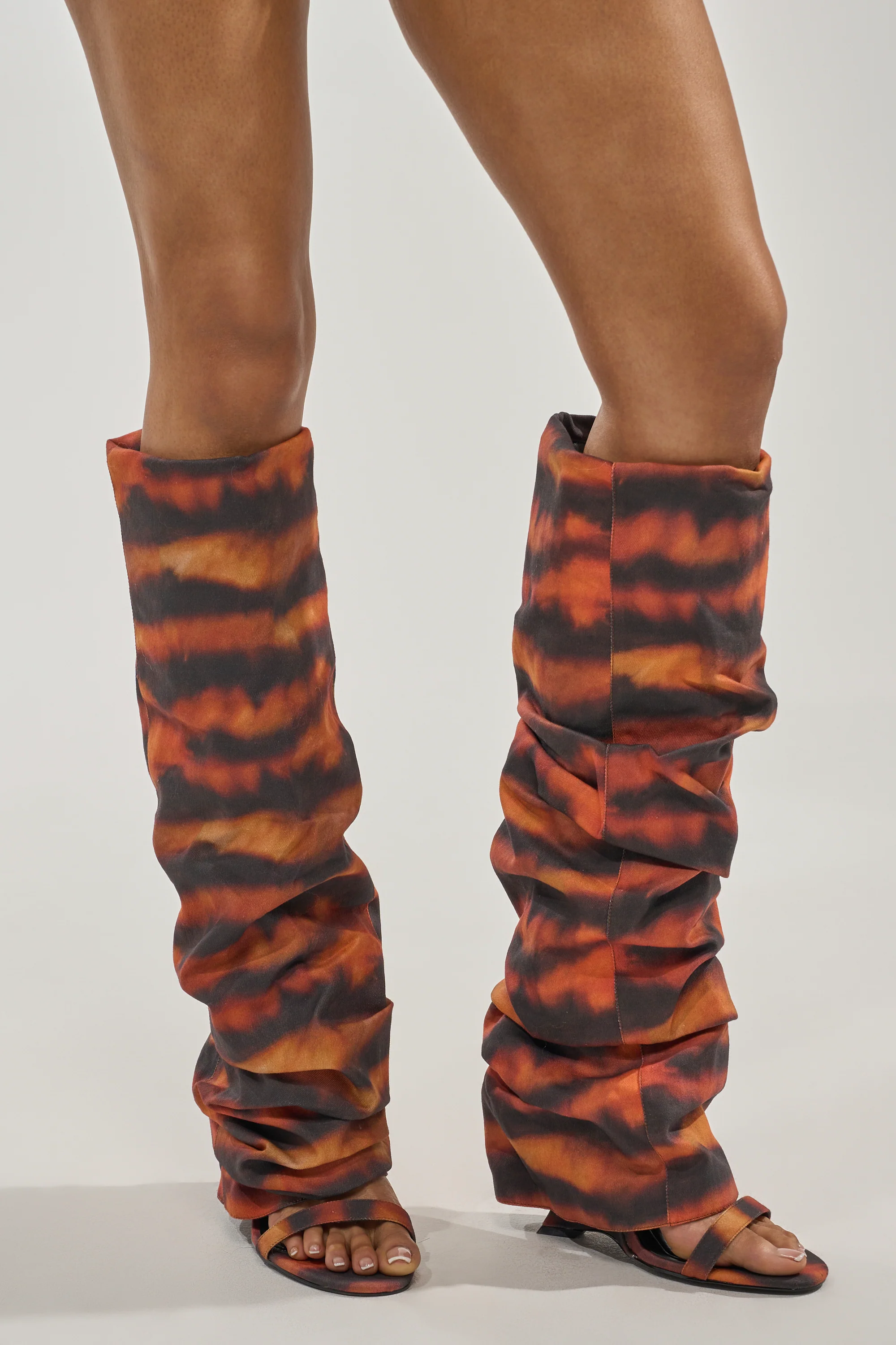 AZALEA WANG RADLEY TIGER PRINT SLOUCHY WEDGE BOOT - Akira Wear