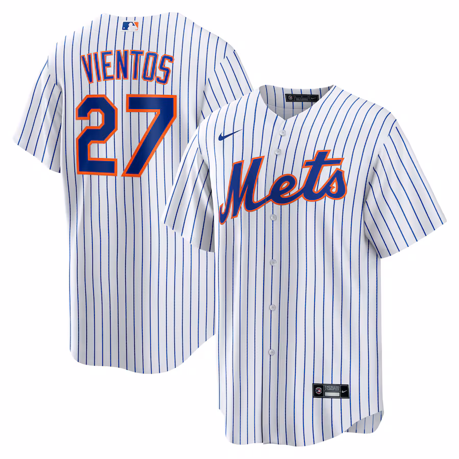 Men's New York Mets Mark Vientos Nike White Home Replica Jersey - Jersey