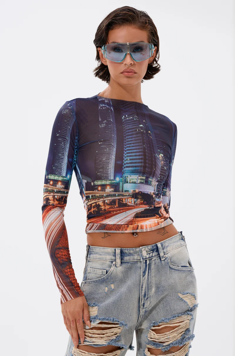 CITY LOVER MESH LONG SLEEVE - Akira Wear