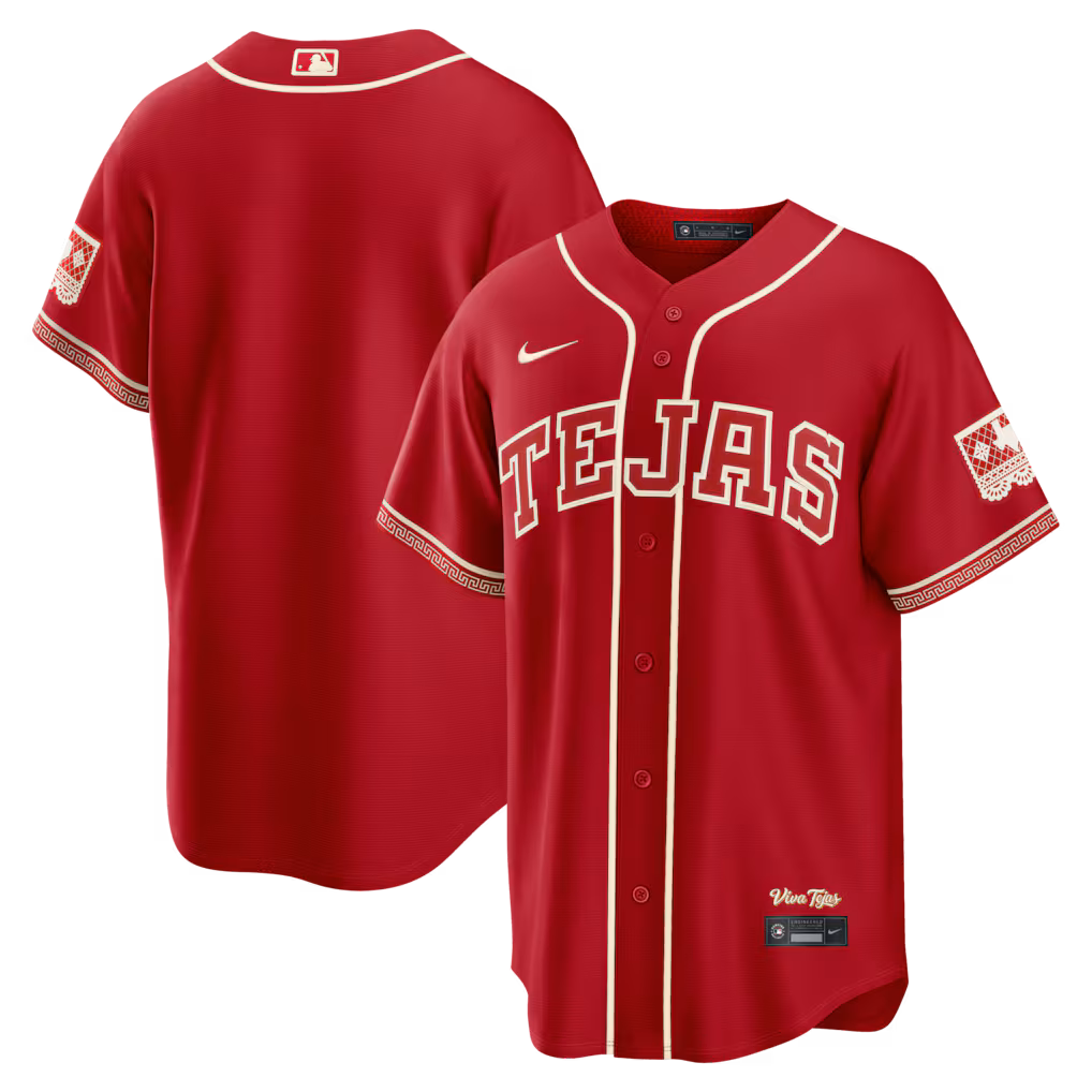 Men's Texas Rangers Nike Red 2026 City Connect Stadium Jersey - Jersey