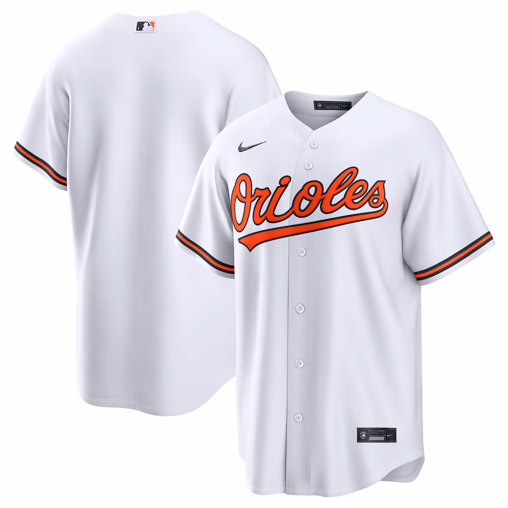 Men's Baltimore Orioles Nike White Home Replica Jersey - Jersey