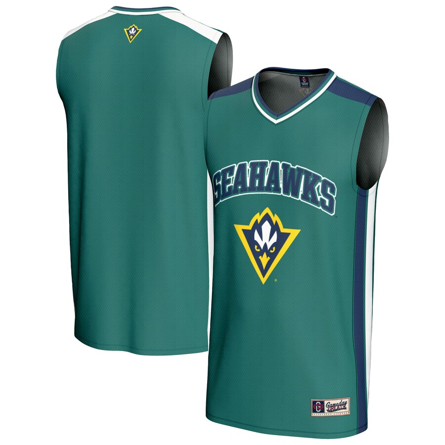 Youth GameDay Greats Teal UNC Wilmington Seahawks Basketball Jersey - Jersey