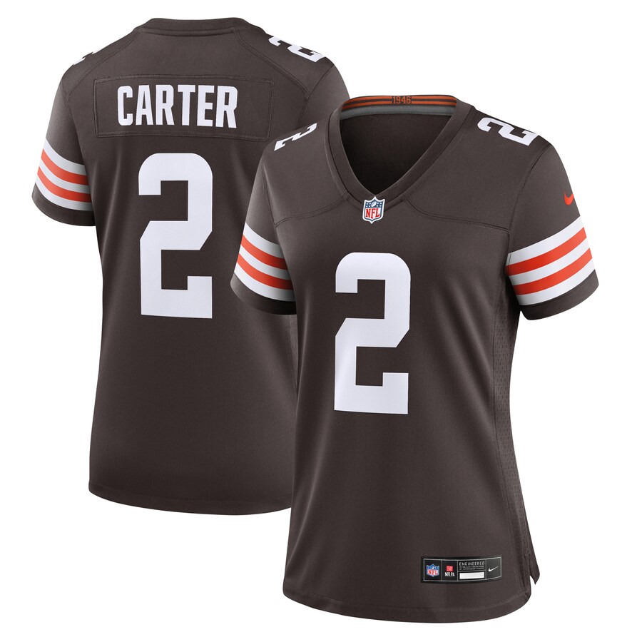 Women's Cleveland Browns DeAndre Carter Nike Brown Team Game Jersey - Jersey