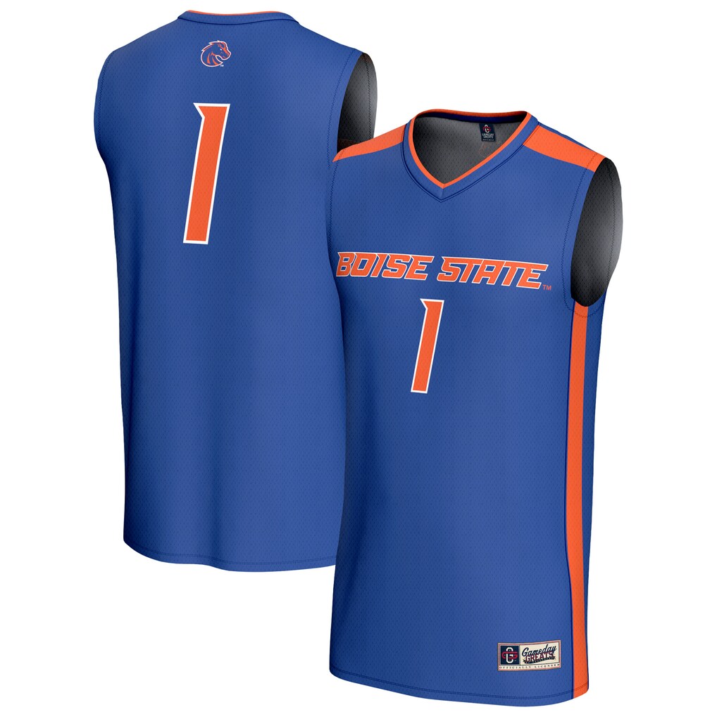 Youth GameDay Greats Royal Boise State Broncos Lightweight Collegiate Basketball Fashion Jersey - Jersey