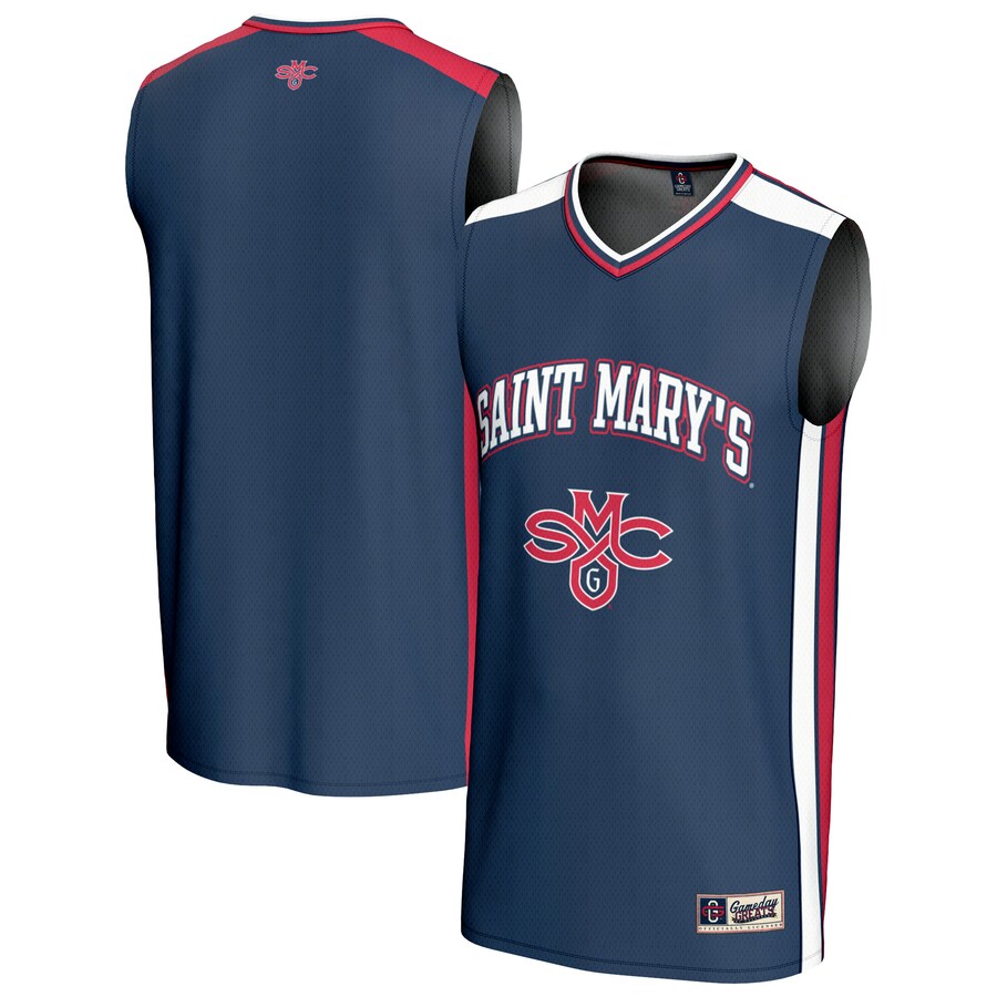 Youth GameDay Greats  Navy Saint Mary's Gaels Basketball Jersey - Jersey