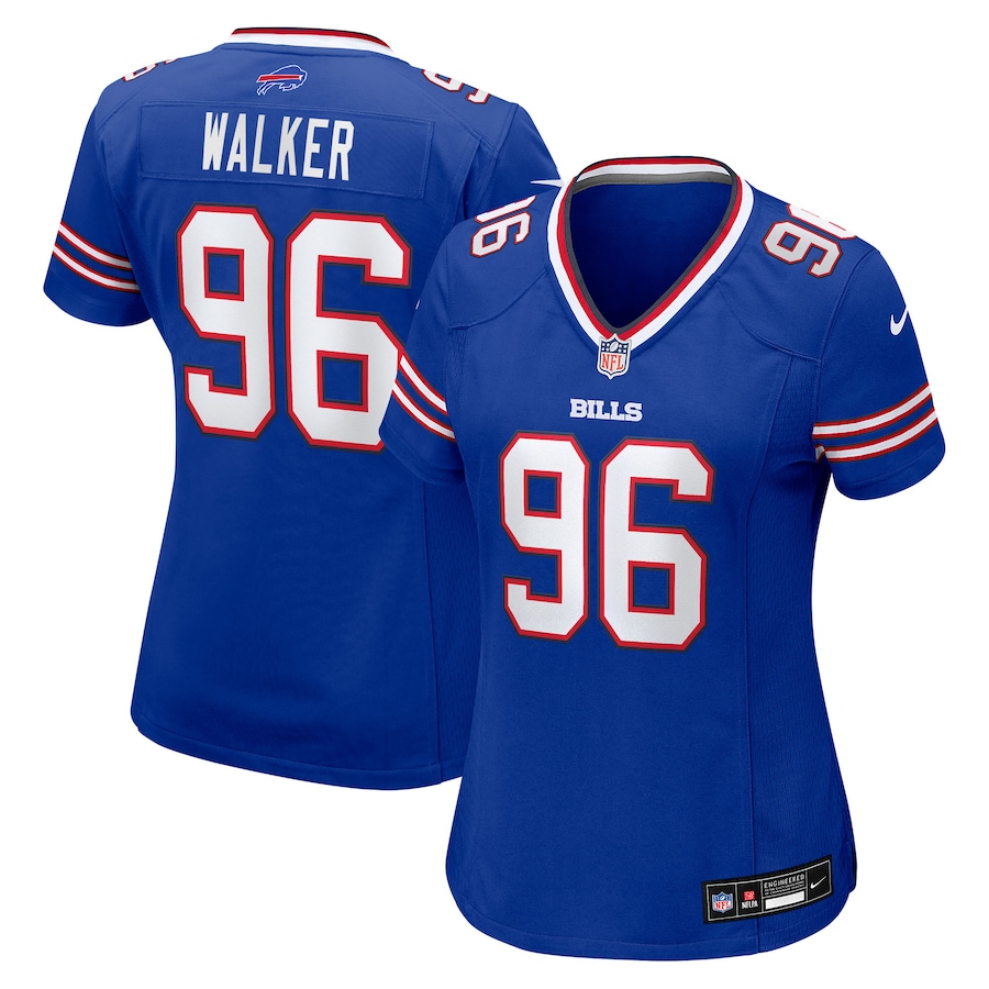 Women's Buffalo Bills Deone Walker Nike Royal Team Game Jersey - Jersey