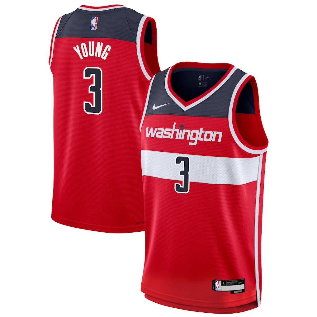 Youth Washington Wizards Trae Young Nike Red Swingman Jersey - Icon Edition - Jersey