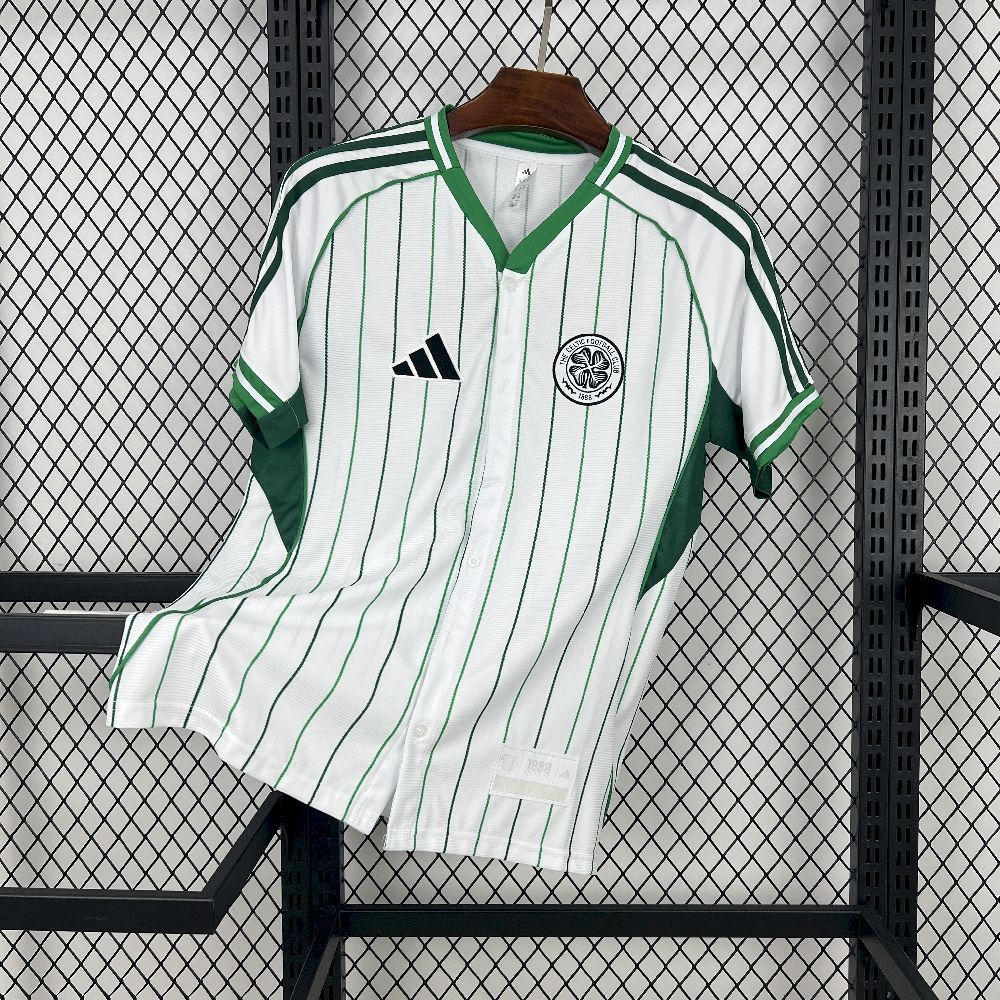 Celtic x US Pack Baseball Jersey Custom Shirt 2025/26 - Jersey