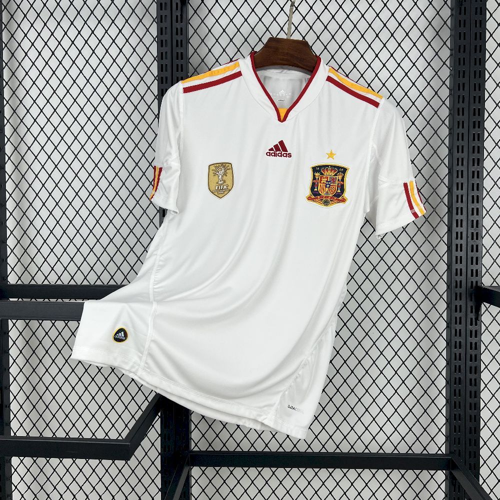 Spain Retro Soccer Jersey Away Custom Shirt 2000 - Jersey
