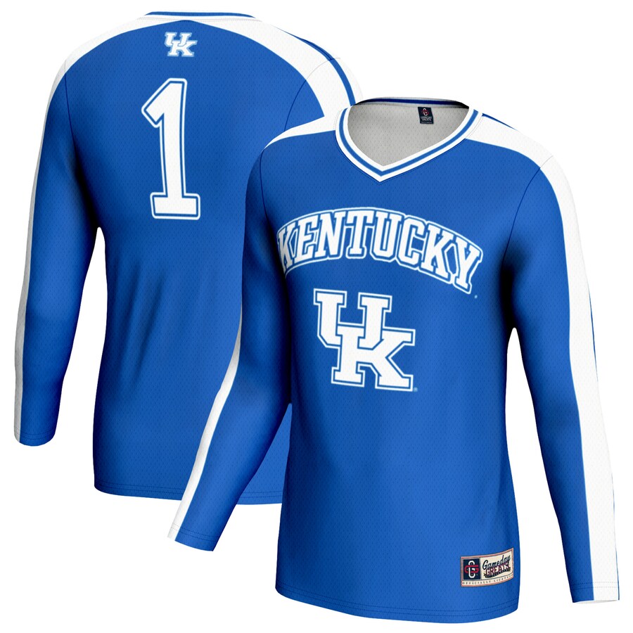 Unisex GameDay Greats Royal Kentucky Wildcats Women's Volleyball Lightweight Fashion Jersey - Jersey