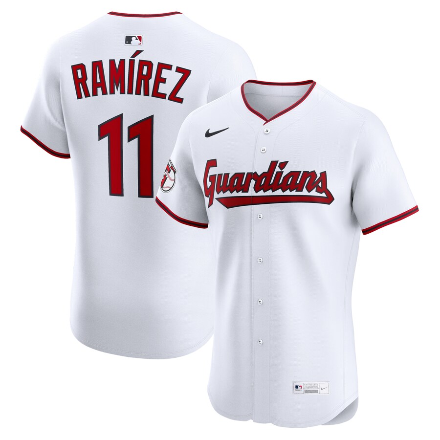 Men's Cleveland Guardians José Ramírez Nike White Home Elite Jersey - Jersey