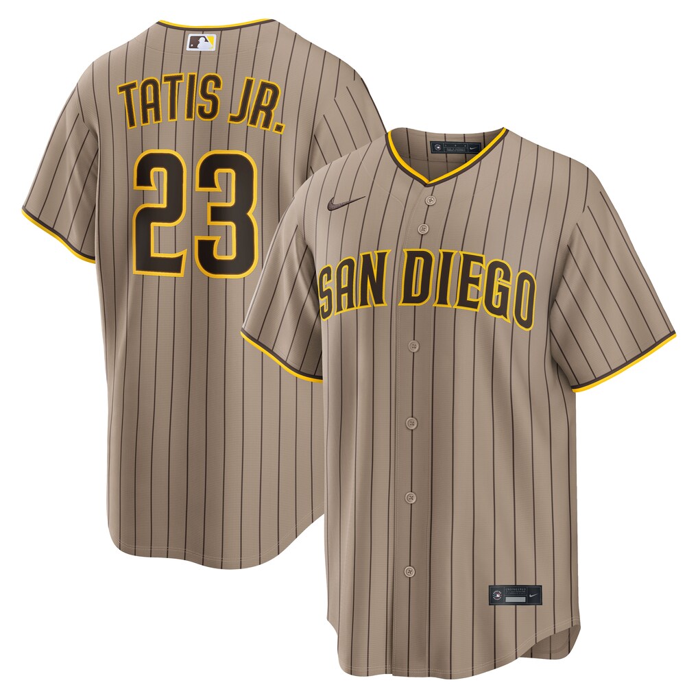 Men's San Diego Padres Fernando Tatis Jr. Nike Sand Alternate Replica Jersey - Jersey