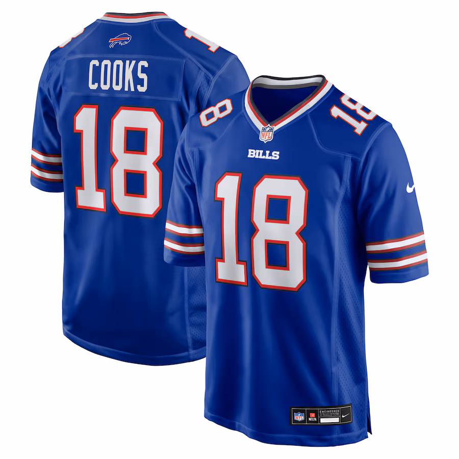 Men's Buffalo Bills Brandin Cooks Nike Royal Team Game Jersey - Jersey