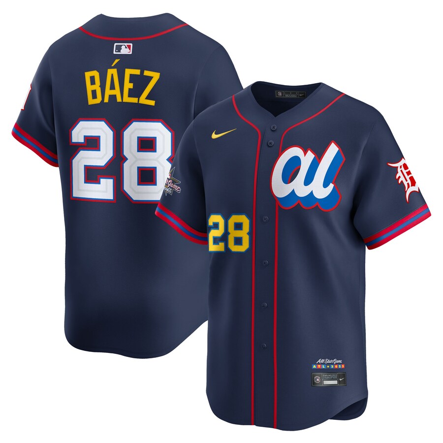 Men's American League Javier Báez Nike Navy 2025 All-Star Edition Limited Player Jersey - Jersey