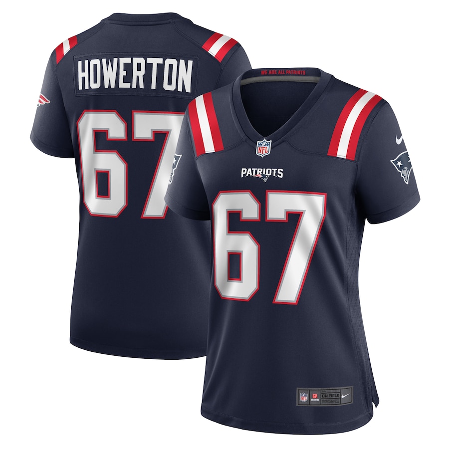 Women's New England Patriots Hayden Howerton Nike Navy Game Jersey - Jersey