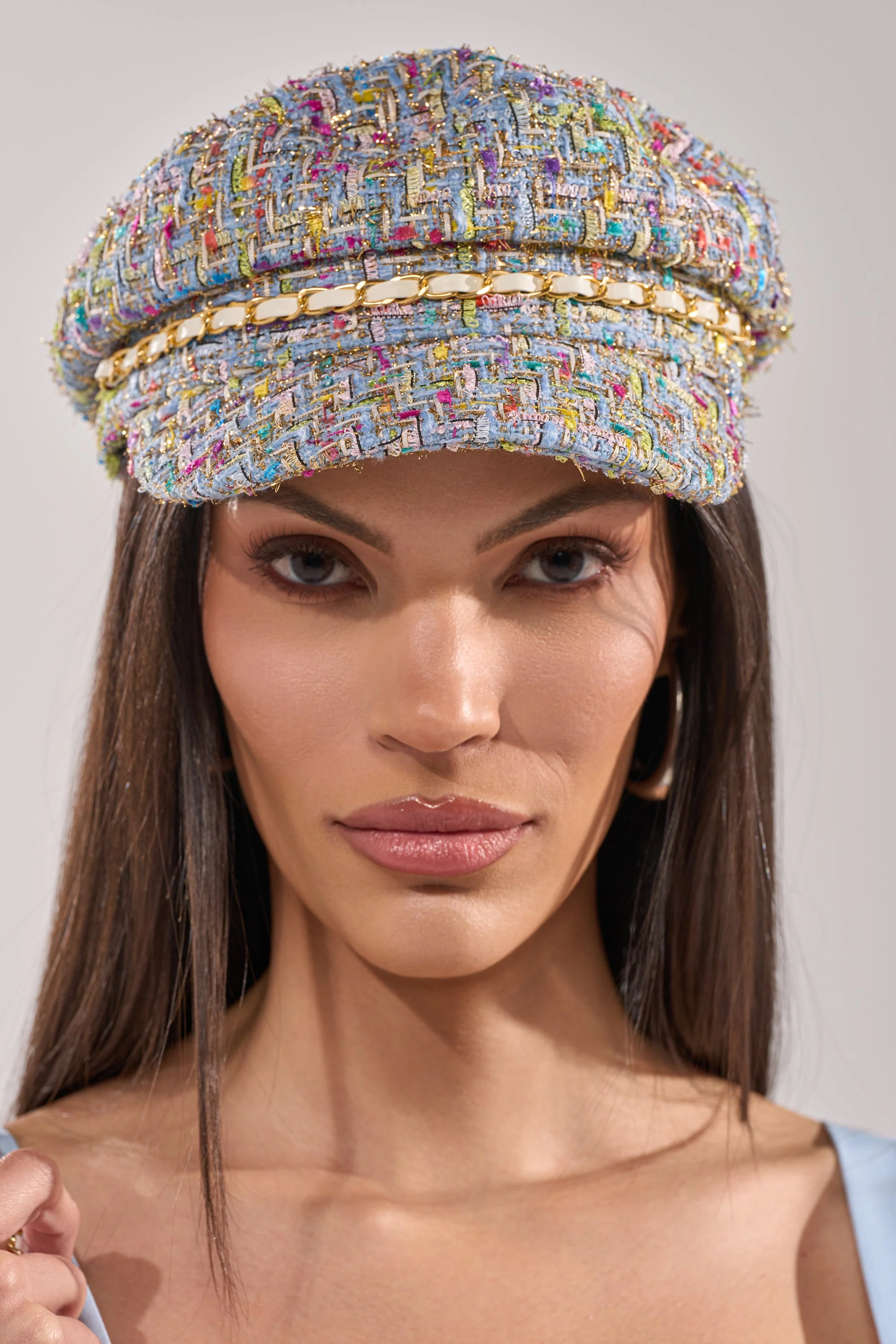 I HAVE CLASS TWEED BRIM HAT - Akira Wear