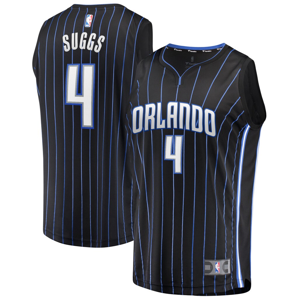 Youth Orlando Magic Jalen Suggs Fanatics Black 2021/22 Fast Break Replica Jersey - Icon Edition - Jersey